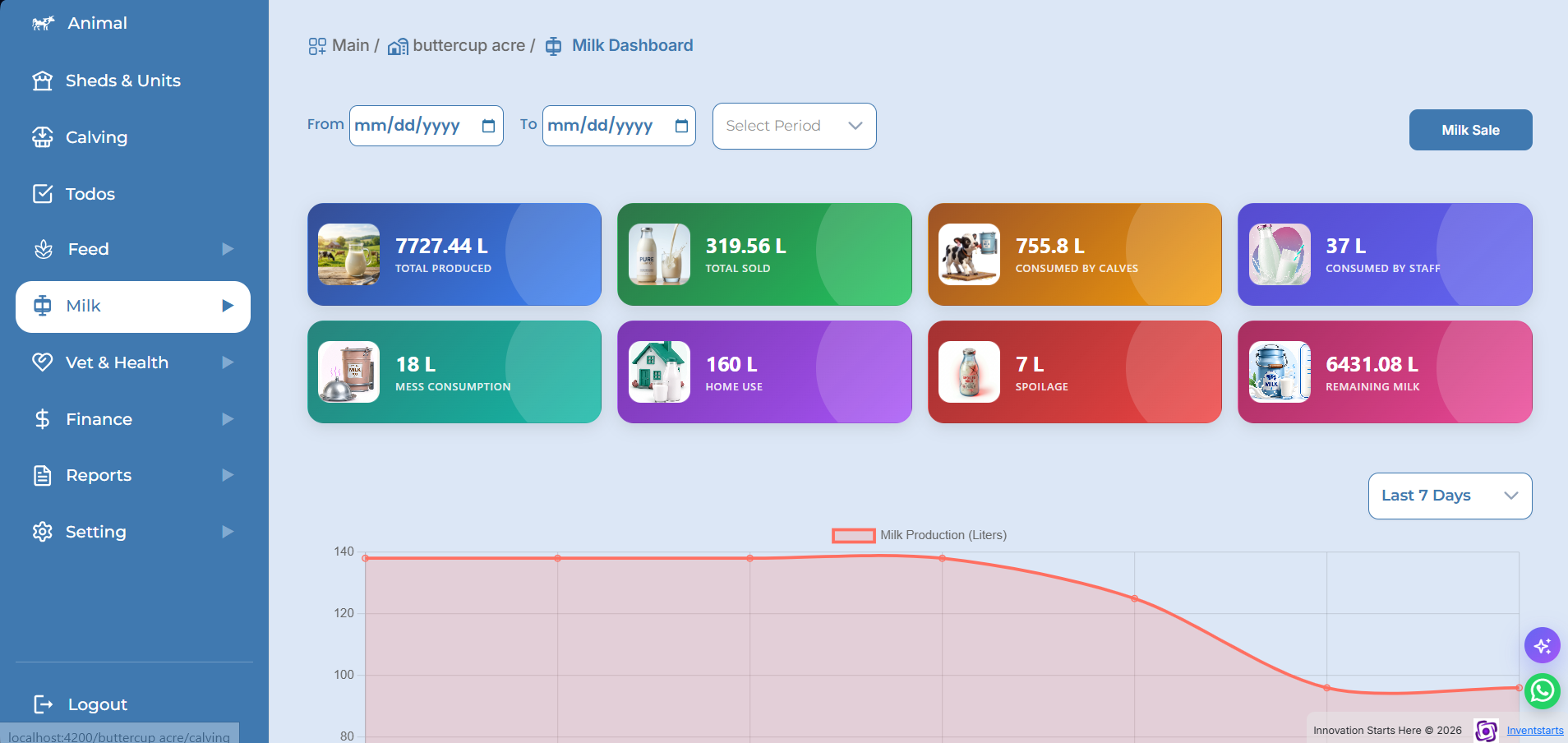 Lacto System screenshot 1